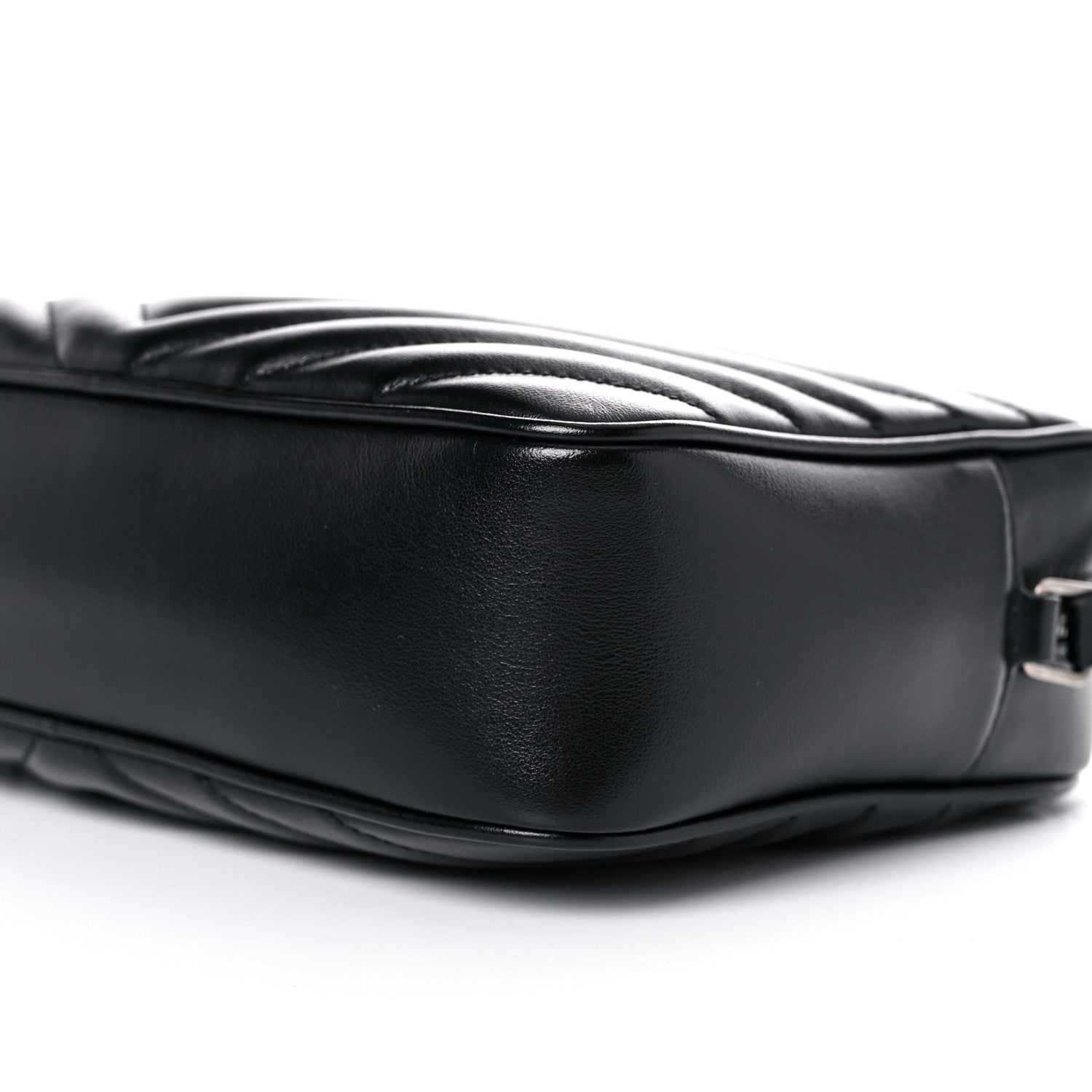 Saint Laurent Calfskin Matelasse Monogram Lou Camera Bag Black 9 of 10