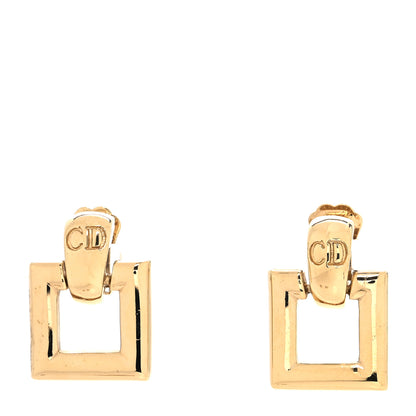 Christian Dior Enamel Crystal Interchangeable Earrings Gold 3 of 6
