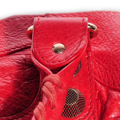 Balenciaga Agneau Giant 21 Rose Gold Hardware City Rouge Coquelicot 3 of 13