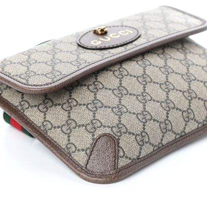 Gucci GG Supreme Monogram Neo Vintage Web Belt Bag Brown 8 of 9