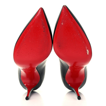 Christian Louboutin Shiny Nappa Pigalle Follies 100 Pumps 35.5 Black 7 of 9