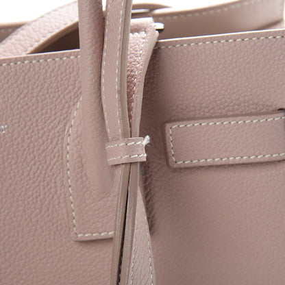 Saint Laurent Grained Calfskin Baby Sac De Jour Antique Rose 12 of 12
