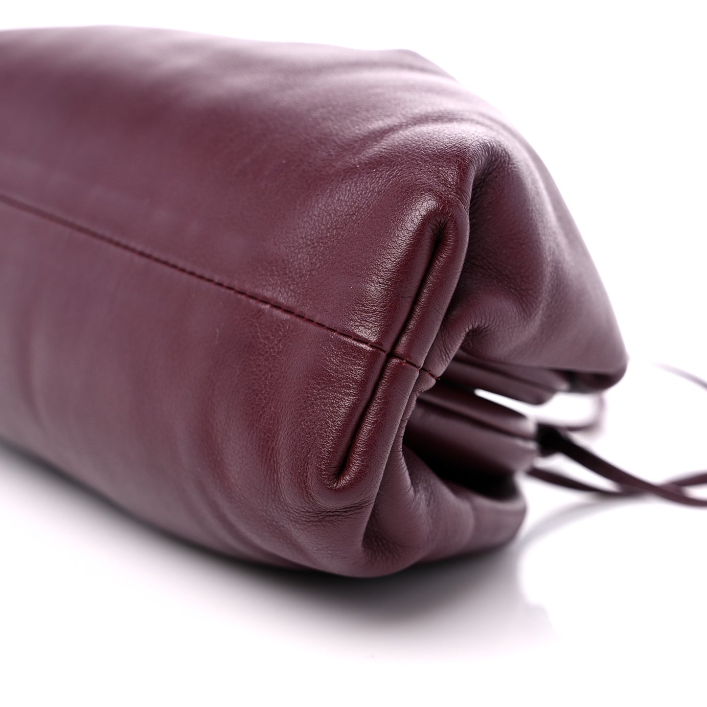 Butter Calfskin The Mini Pouch Bordeaux