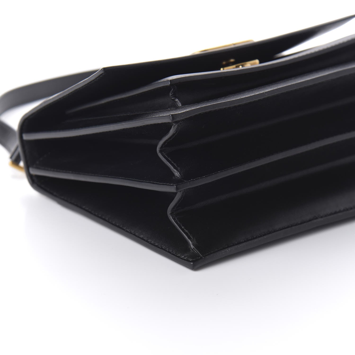 Balenciaga Box Calfskin S Sharp Chain Shoulder Bag Black 7 of 10