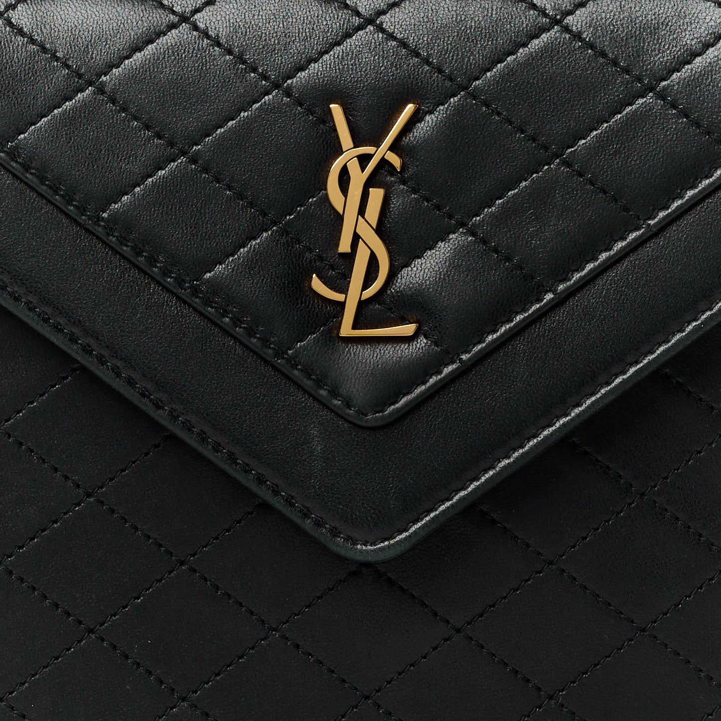 Lambskin Quilted Mini Gaby Satchel Black