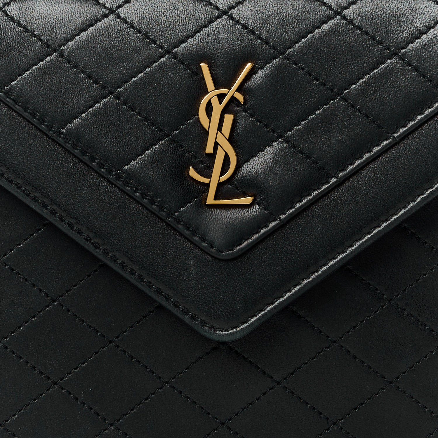 Saint Laurent Lambskin Quilted Mini Gaby Satchel Black 10 of 13