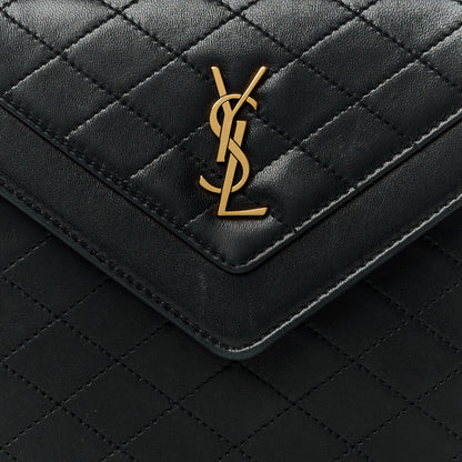 Saint Laurent Lambskin Quilted Mini Gaby Satchel Black 10 of 13