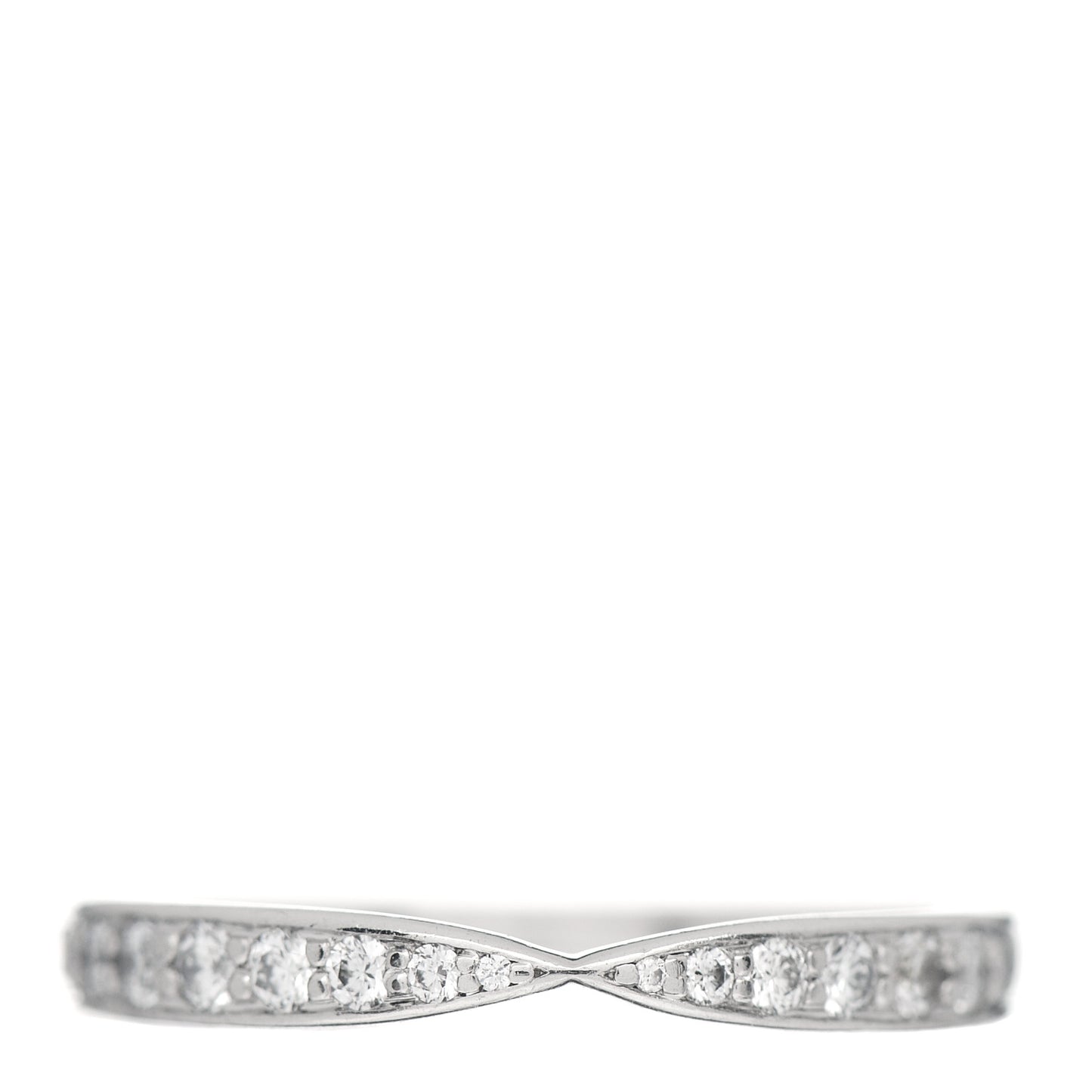 Platinum Diamond Harmony Bead-set Band Ring 50 5.5