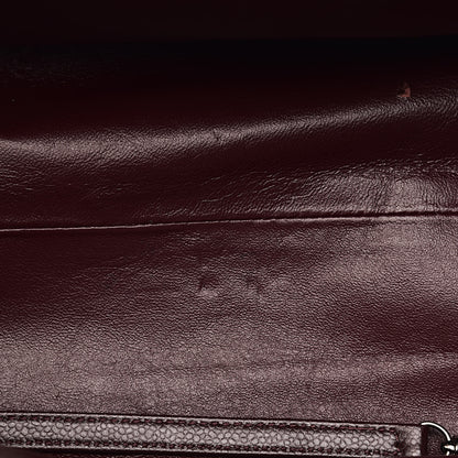 Chanel Caviar Quilted CC Timeless Bowler Burgundy 8 of 18