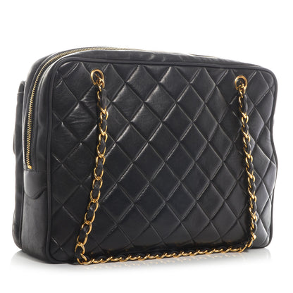 Chanel Lambskin Large Camera Case Black 3 of 9