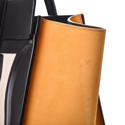 Celine Baby Grained Calfskin Nubuck Mini Luggage Daffodil 11 of 14