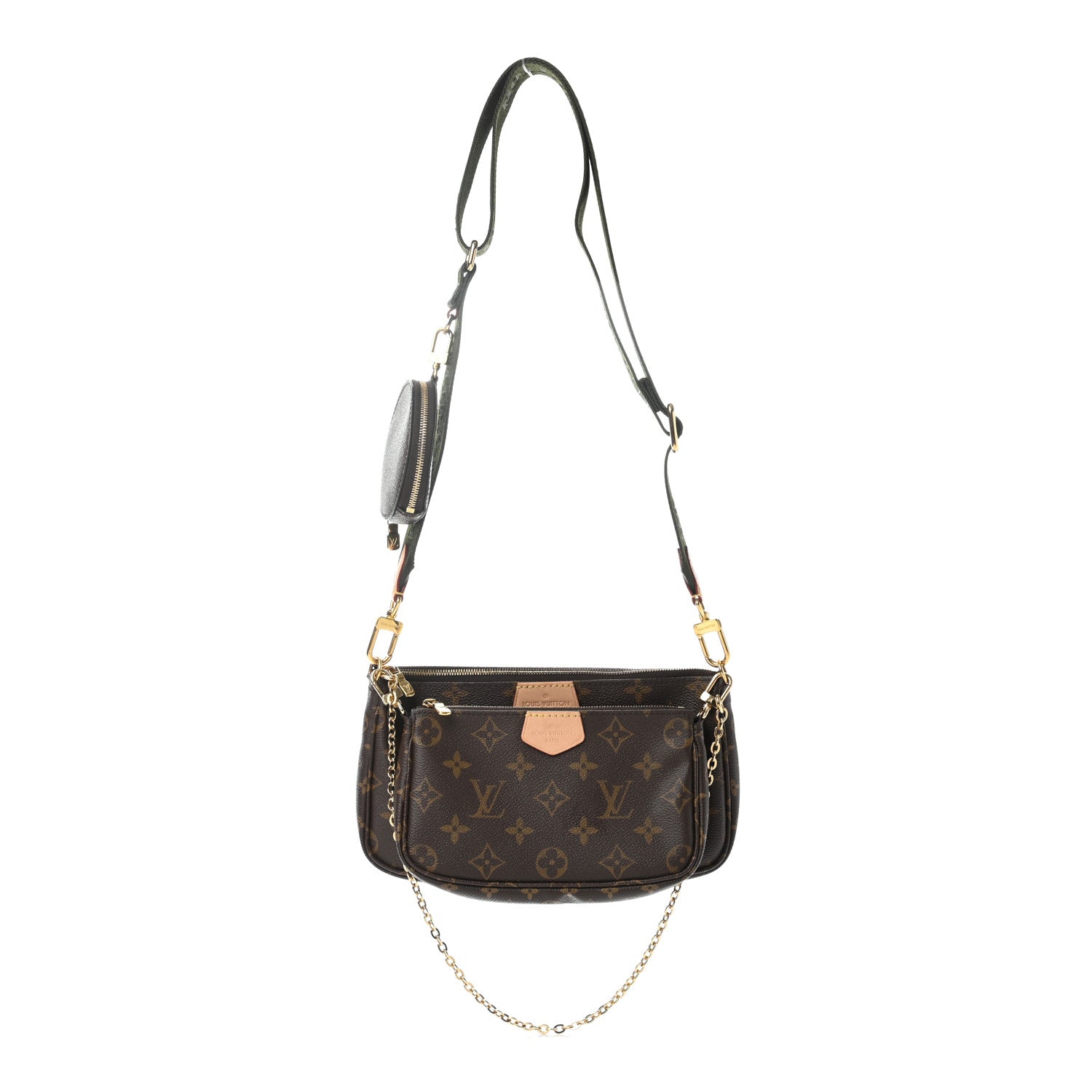 Louis Vuitton Monogram Multi Pochette Accessories Kaki 1 of 6