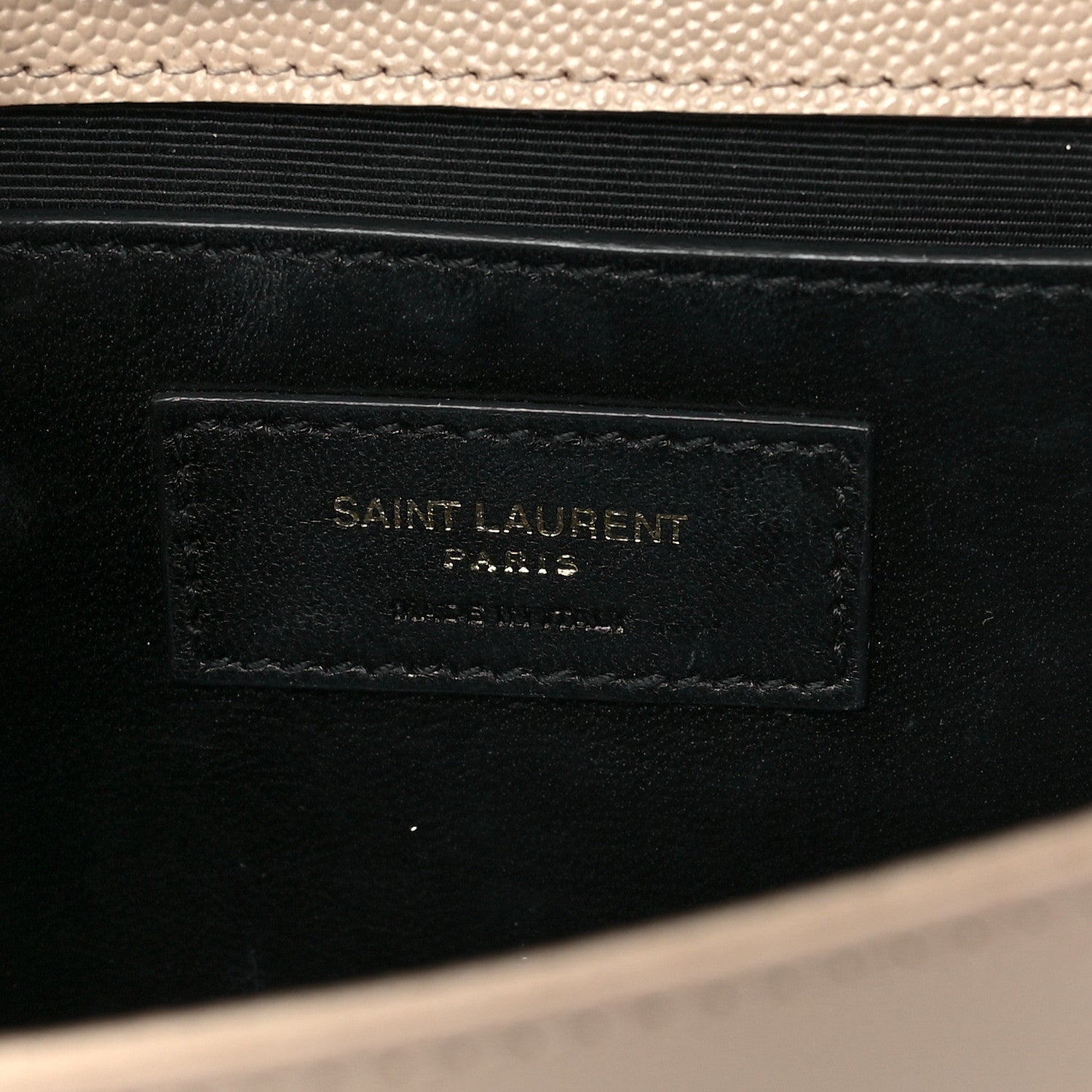 Saint Laurent Grain De Poudre Small Monogram Kate Satchel Dark Beige 6 of 8