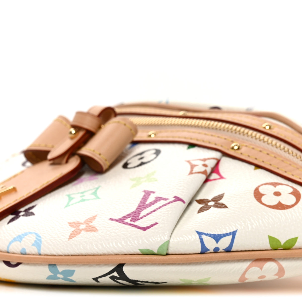 LV X TM Monogram Multicolor High Rise Bumbag White