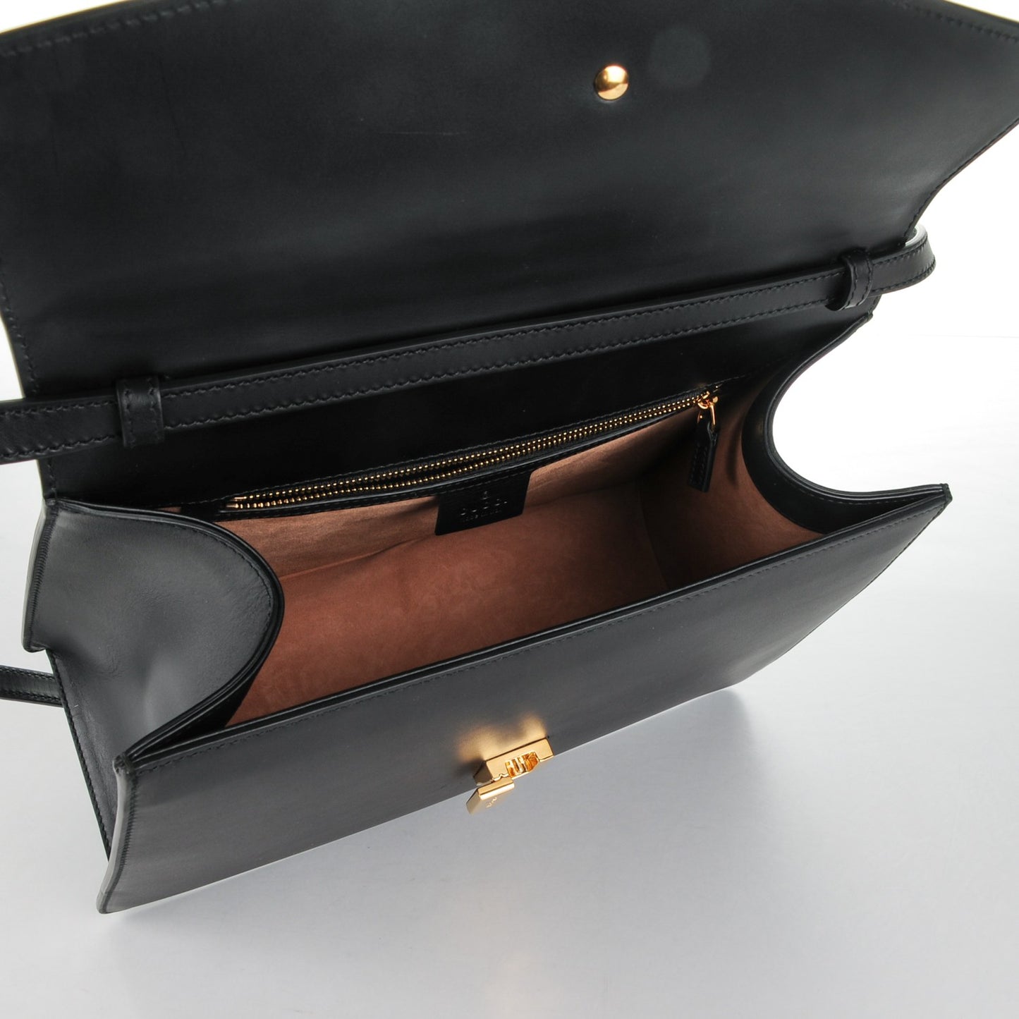 Calfskin Medium Sylvie Top Handle Bag Black