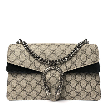 Gucci GG Supreme Monogram Small Dionysus Shoulder Bag Black 1 of 10