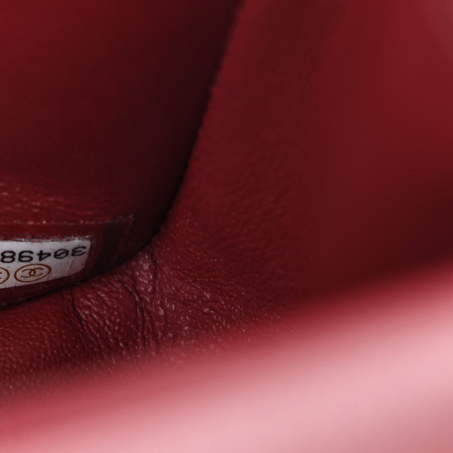 Caviar Quilted Medium Double Flap Burgundy