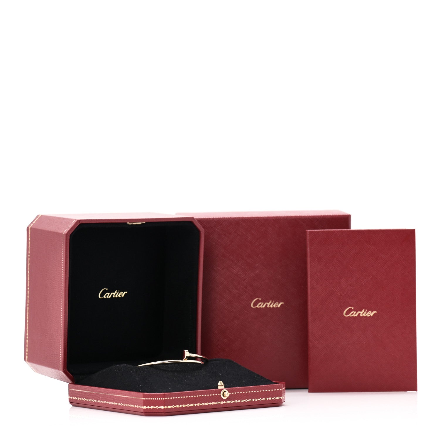 Cartier 18K Yellow Gold Small Juste Un Clou Bracelet 17 4 of 4