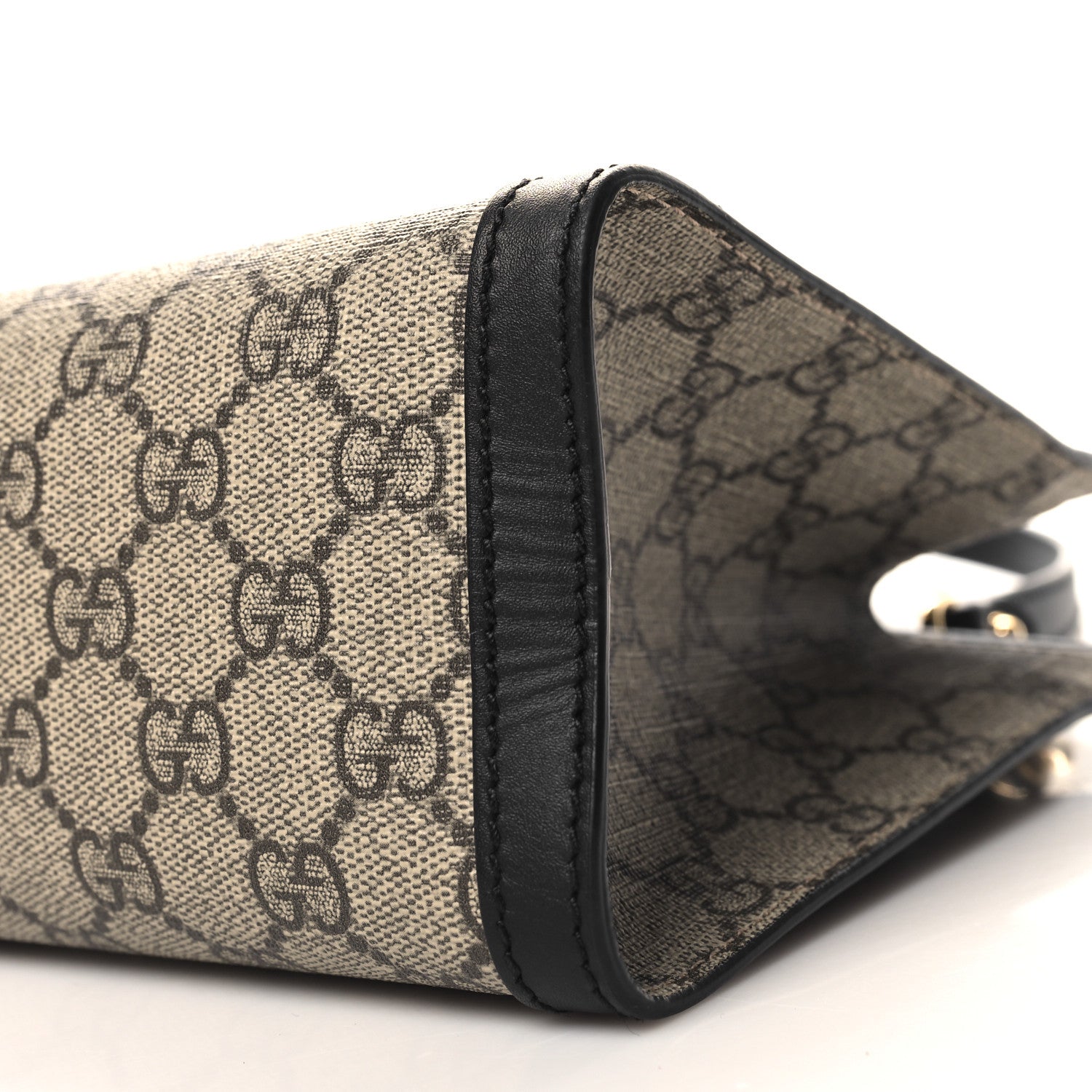 Gucci GG Supreme Monogram Small Padlock Tote Black 10 of 10