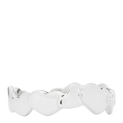 Tiffany Sterling Silver Paloma Picasso Modern Hearts Band Ring 51 5.75 3 of 6