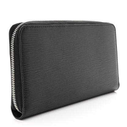 Louis Vuitton Epi Zippy Organizer Wallet Black 3 of 7