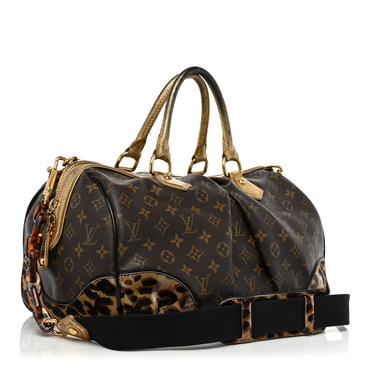 Louis Vuitton Monogram Leopard Stephen Bag 3 of 14