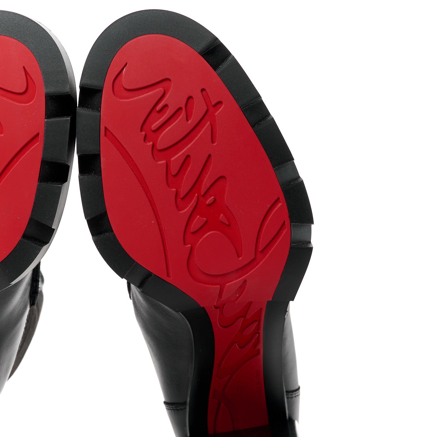 Christian Louboutin Calfskin Glory 100 Booty 38 Black 6 of 8