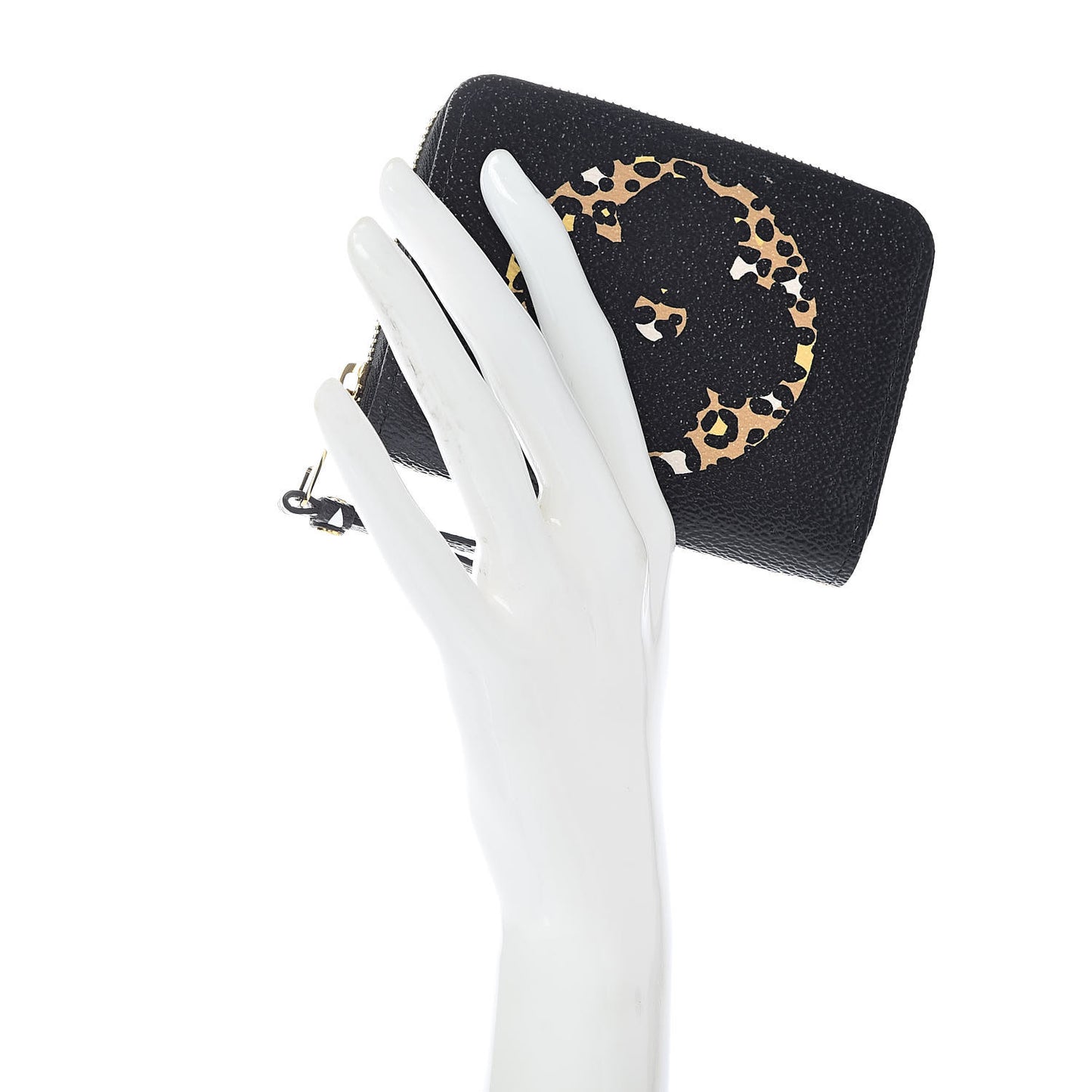 Monogram Giant Jungle Zippy Coin Purse Black