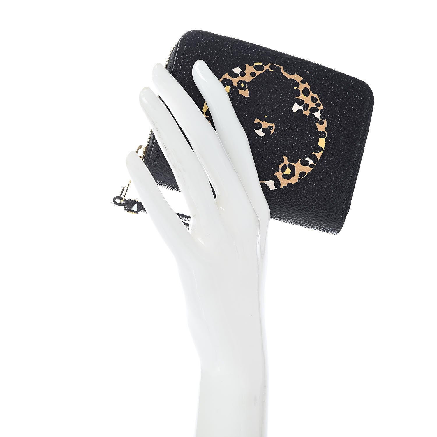 Louis Vuitton Monogram Giant Jungle Zippy Coin Purse Black 2 of 7