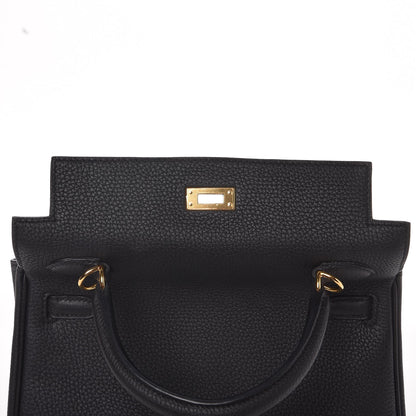 Hermes Togo Kelly Retourne 25 Black 16 of 36