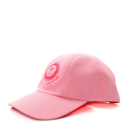 Hermes Cotton Davis Sunshine Hat 56 Rose 1 of 9