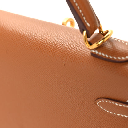 Hermes Epsom Kelly Sellier 25 Gold 12 of 14
