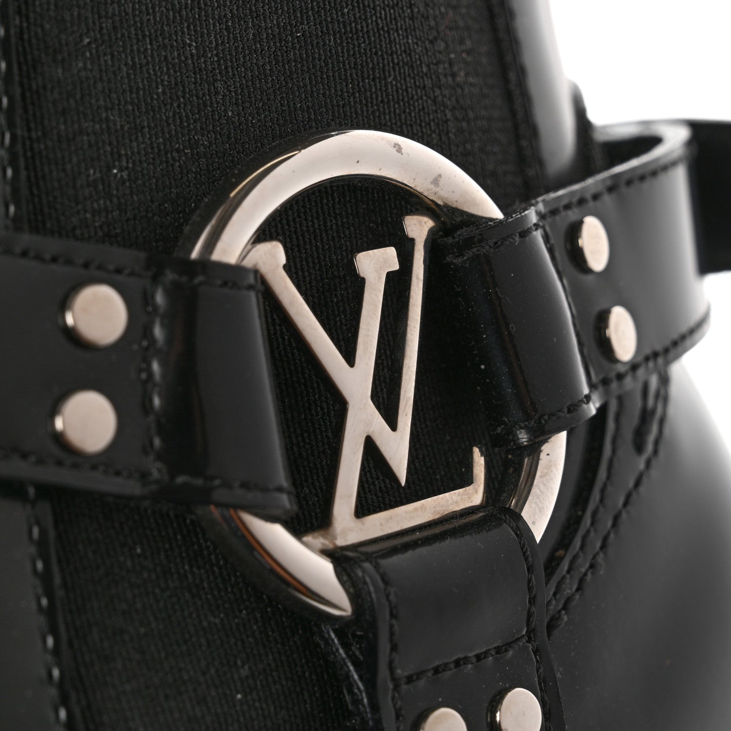 Louis Vuitton Patent Limitless Ankle Boots 37 Black 9 of 11