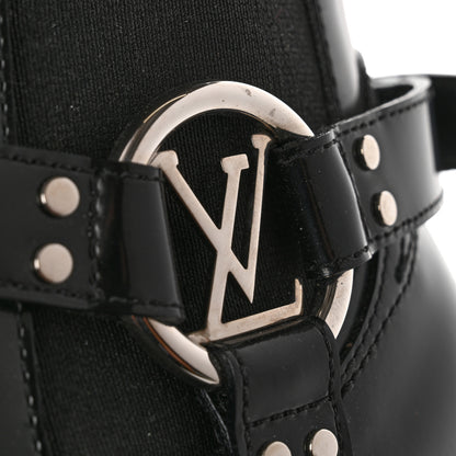 Louis Vuitton Patent Limitless Ankle Boots 37 Black 9 of 11