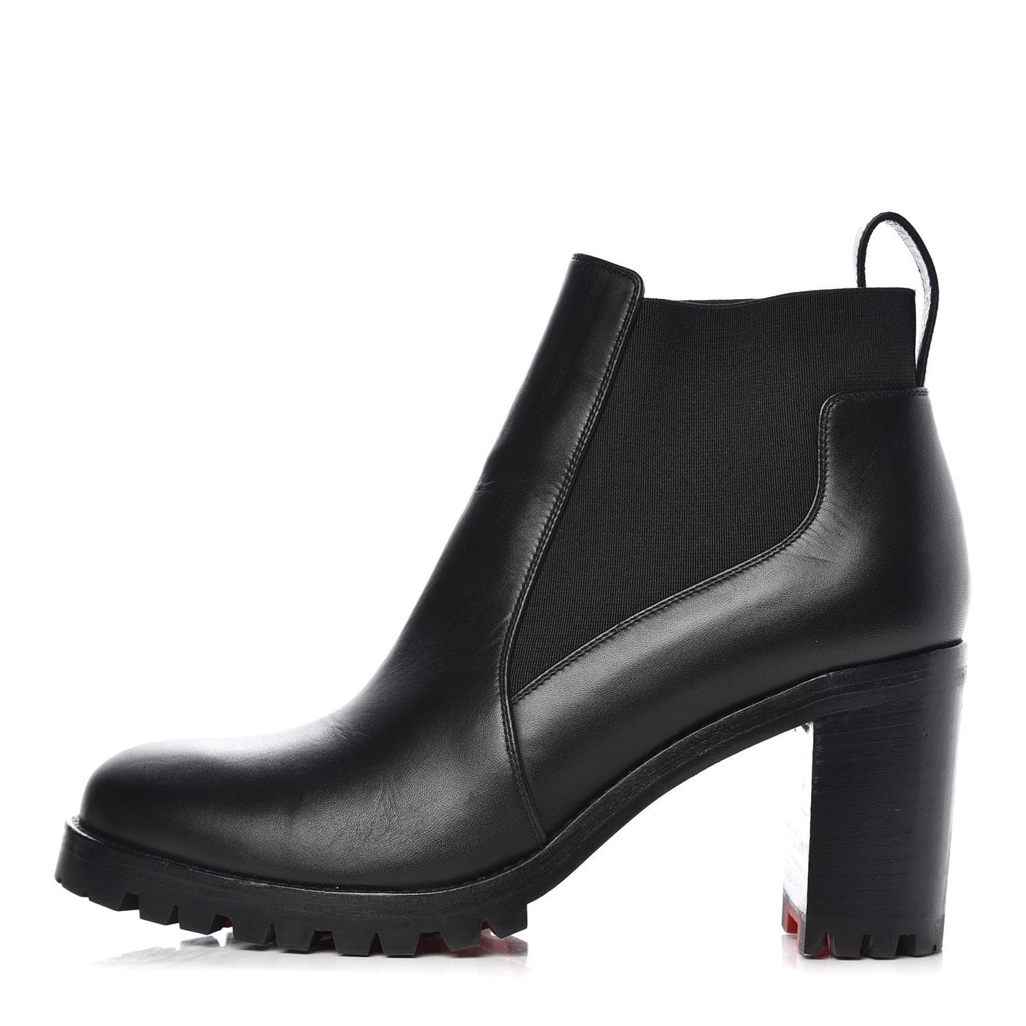Calfskin Marchacroche 70 Chelsea Boots 36.5 Black