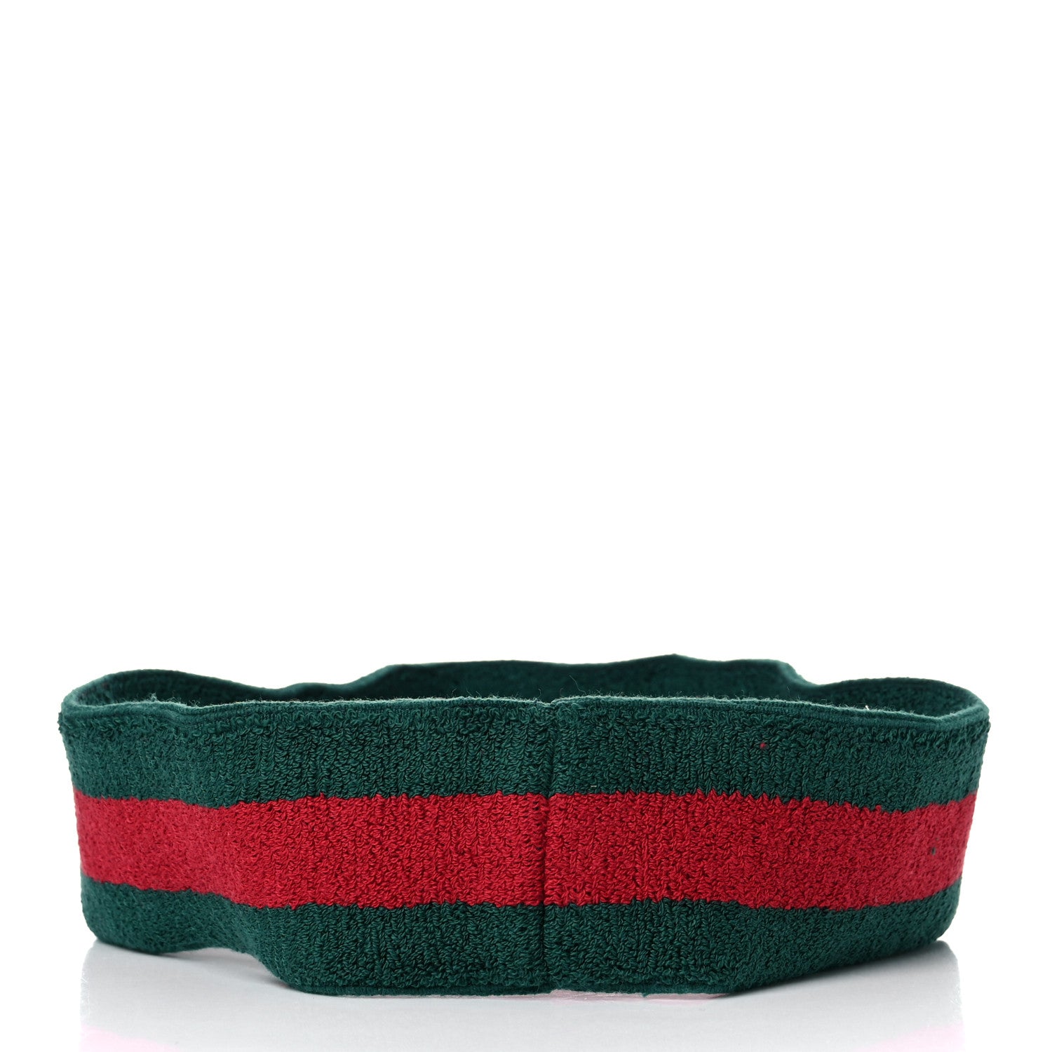 Gucci Vinyl Web Visor L Green Red 3 of 7