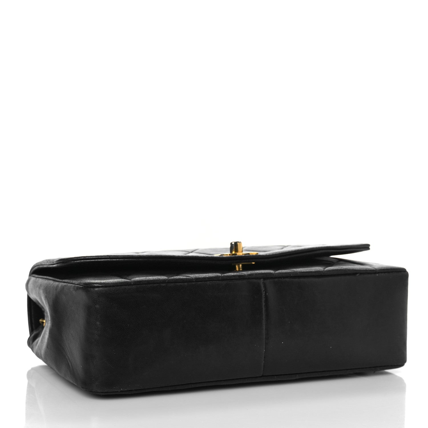 Chanel Lambskin Quilted Medium Single Flap Black 4 of 16
