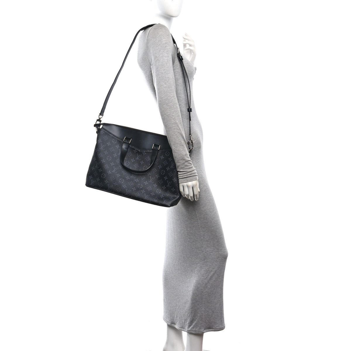 Louis Vuitton Monogram Eclipse Explorer Briefcase 2 of 9