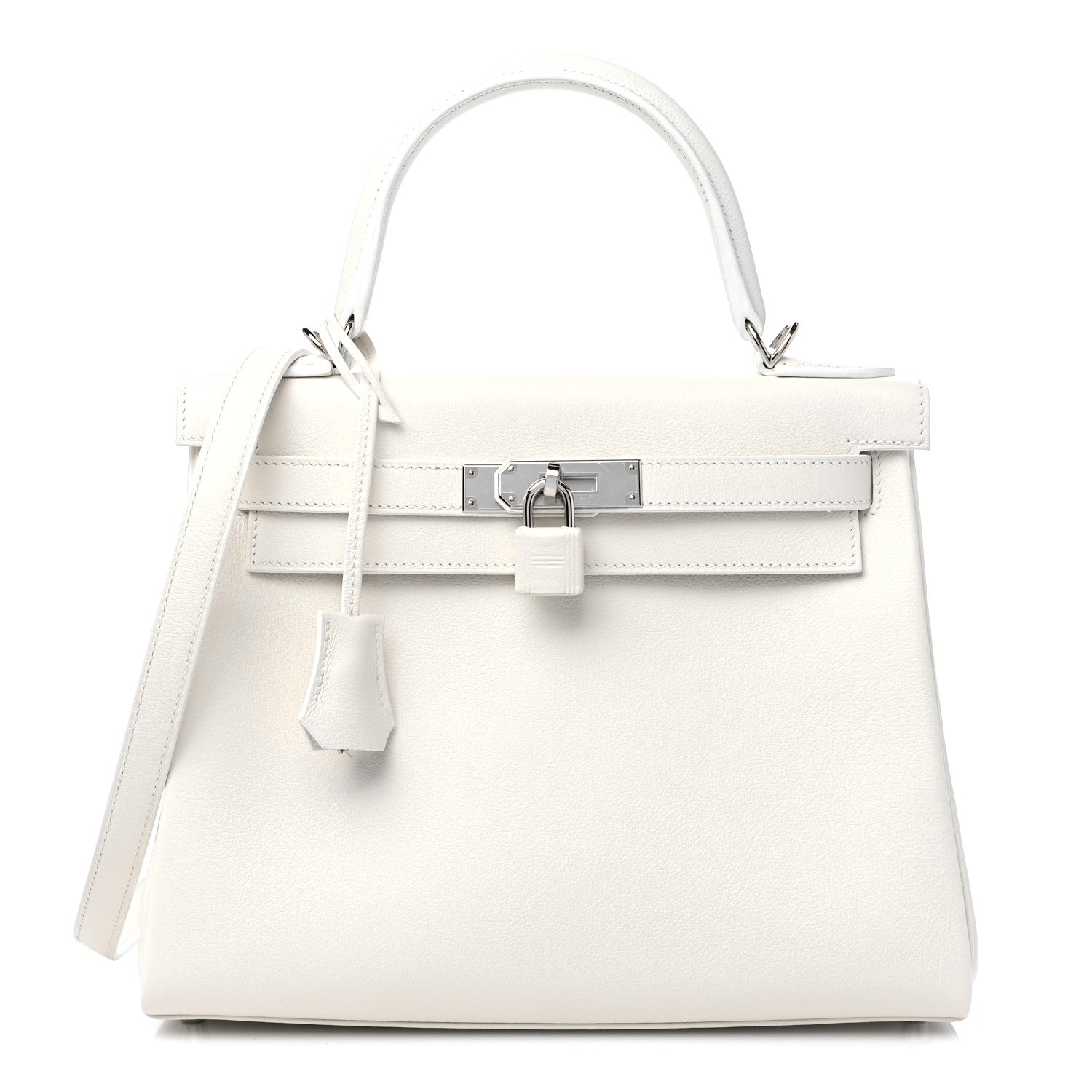 Hermes Evercolor Kelly Retourne 28 White 1 of 10