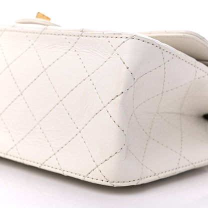 Chanel Aged Calfskin Quilted 2.55 Reissue 226 Flap White 9 of 11