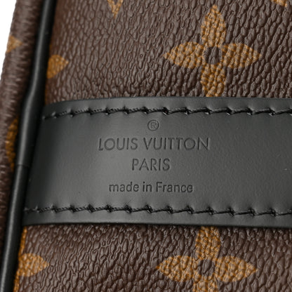 Louis Vuitton Monogram Macassar Keepall Bandouliere 45 5 of 10