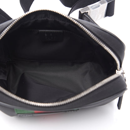Gucci Canvas Web Slim Belt Bag Black 4 of 9