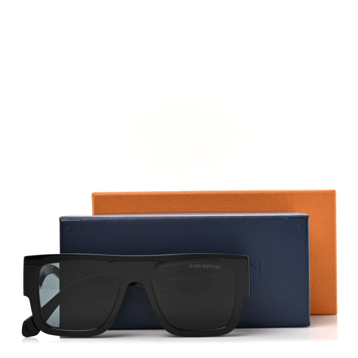 Acetate LV Clash Square Large Sunglasses Z2125W Black