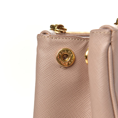 Prada Saffiano Medium Galleria Double Zip Tote Cammeo 15 of 17