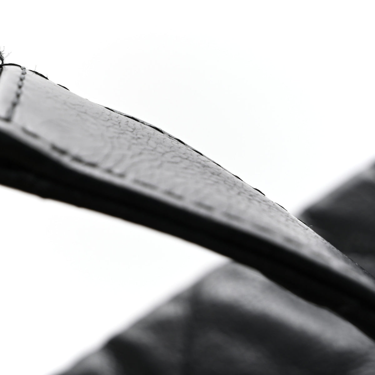 Calfskin Quilted Large Chain Me Hobo Black