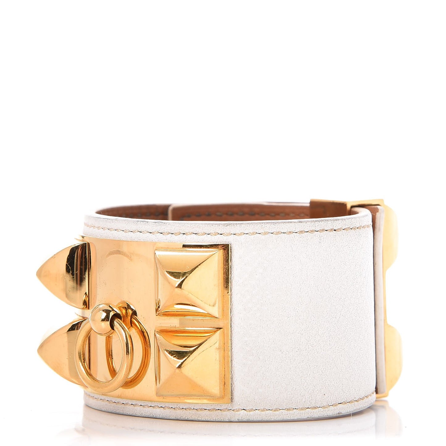 Epsom Collier de Chien CDC Bracelet L White