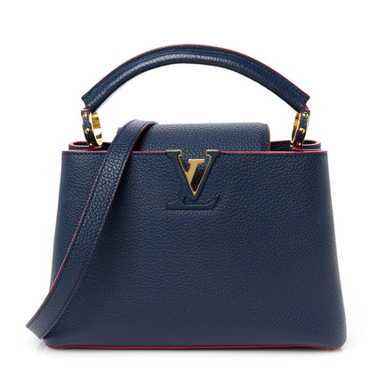 Louis Vuitton Taurillon Capucines BB Marine Rouge 1 of 9