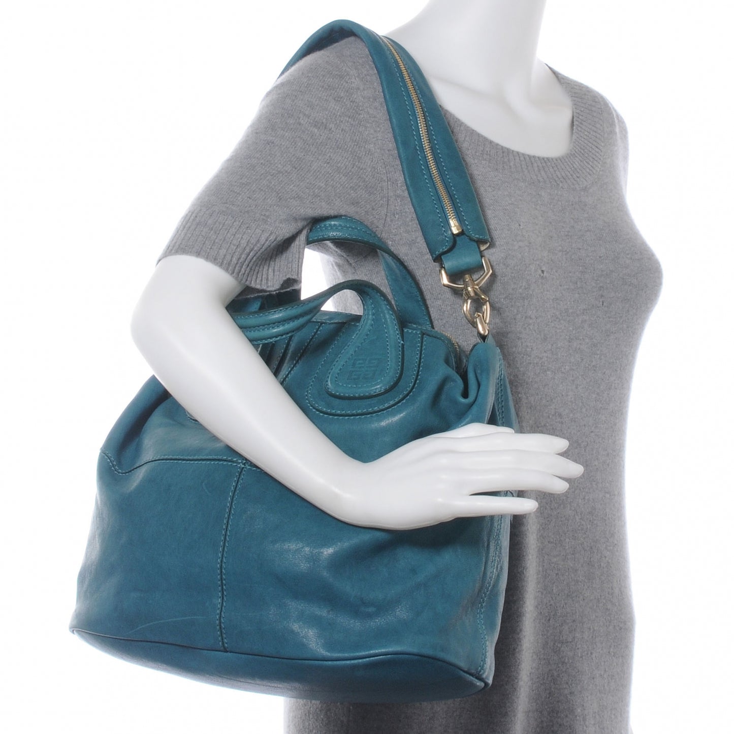 Lambskin Medium Nightingale Teal