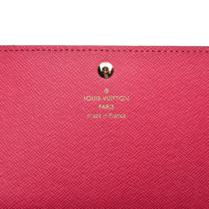 Louis Vuitton Monogram 2015 Christmas Animation Sarah Wallet Hibiscus 6 of 6