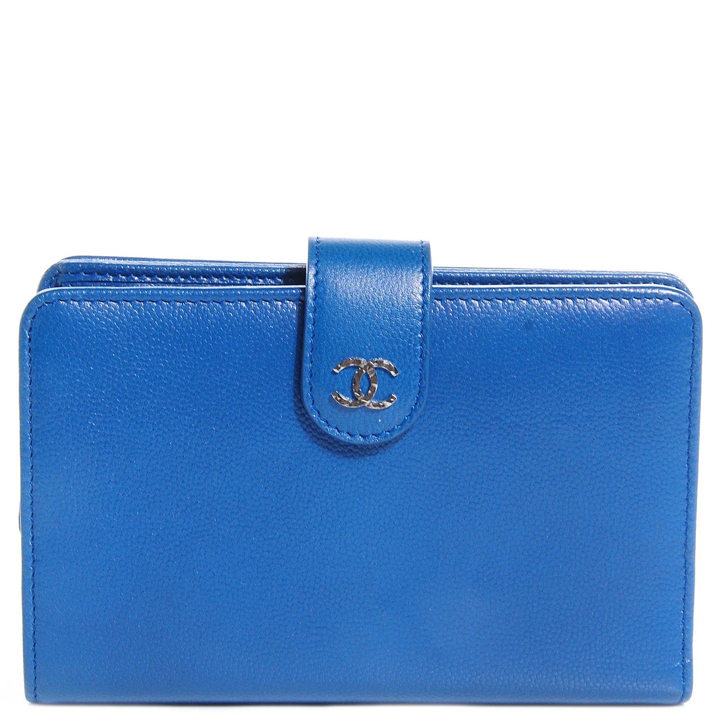 Caviar Sevruga Zip Pocket Wallet Dark Blue